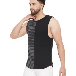 Hypernation Black Crew Cotton T-Shirt image 3