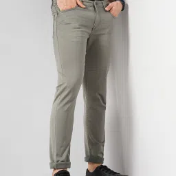 celio celio* Grey Slim Fit Lightly Washed Jeans image 3