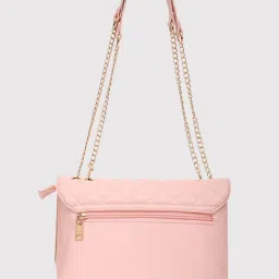 Caprese Blush Quilted Medium Sling Handbag image 3