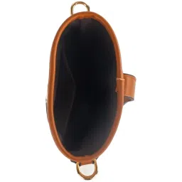 BULCHEE Beige Solid Sling Handbag image 3