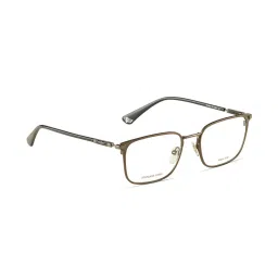 Police VPLE96K538GFFR Grey Square Eye Frames For Men image 3