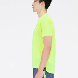 New Balance Lime Green Comfort Fit Sports T-Shirt image 3