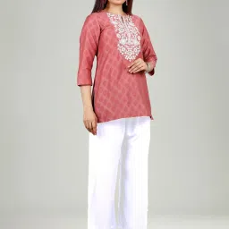 Cotton Culture Coral Kurta image 3