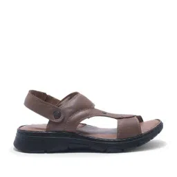 Woodland Men's Brown Sling Back Sandals-image-41
