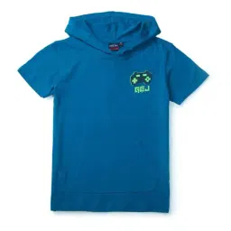 Gini & Jony Kids Blue Printed T-Shirt-picture-34