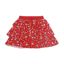 Bodycare Kids Red Cotton Printed Skirt-picture-21