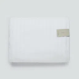 Westside Home White Self-Striped Medium 550 GSM Bath Towel-image-31