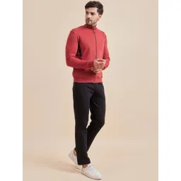 Sweet Dreams Red Cotton Poly Blend Regular fit Solid Tracksuit image 4