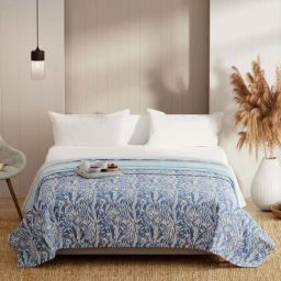Bianca Bio-soft Feel Blue Fabric 152 TC 135 GSM Double Dohar-picture-7