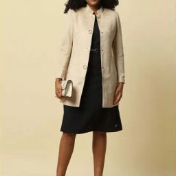 Allen Solly Beige Regular Fit Jacket-picture-2