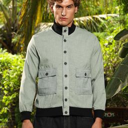 Campus Sutra Colourblocked Lightweight Bomber-picture-27