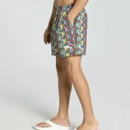 Puma Dark Slate Cotton Regular Fit Printed Boxers image 3