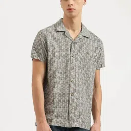 United Colors Of Benetton Grey Regular Fit Printed Shirt-image-43