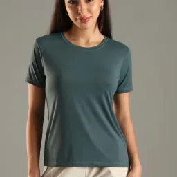Domin8 Light Olive Slim Fit Sports Top-picture-39