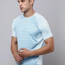 Sporto Men's Instacool Printed Jersey Tee with Side Mesh image 3