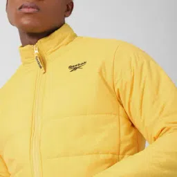 Reebok Training Yellow Regular Fit Gusto Jacket image 4
