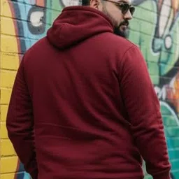 AUSTIVO Men Printed Hooded Sweatshirt image 2