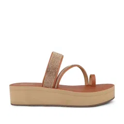 Inc.5 Women's Tan Toe Ring Sandals image 3