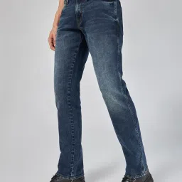 Wrangler Blue Straight Fit Jeans image 3