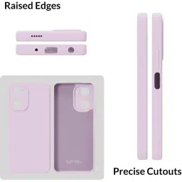 Sprig Back Cover for VIVO T3 LITE (Purple) image 3