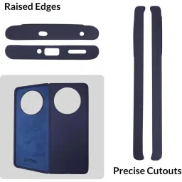 Sprig Liquid Silicone Back Cover for REALME 11 PRO PLUS 5G (Blue) image 3