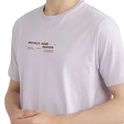 RARE RABBIT Men Typography Printed Round Neck Cotton T-shirt image 2