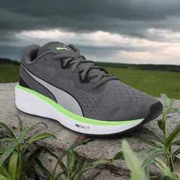 Puma Unisex Grey Aviator Running Shoes-image-18