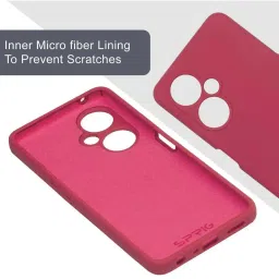 Sprig Liquid Silicone Back Cover for Oneplus Nord CE 3 Lite 5G (Red) image 3
