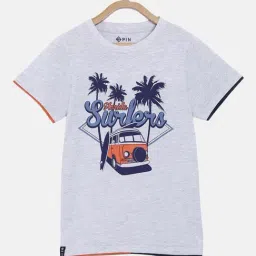 3PIN Kids Multi Cotton Printed T-Shirt Pack Of 2 image 3