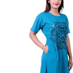 DDASPRATION Women 2 Printed Pockets T-shirt-picture-30