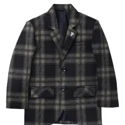 Blue Giraffe Kids Navy ChecksBlazer-picture-45