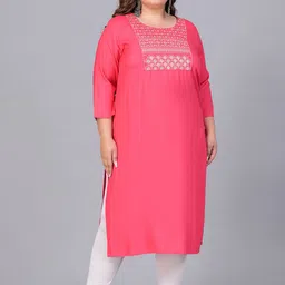 Sztori Women Yoke Design Thread Work Kurta-picture-33