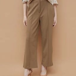 Code By Lifestyle Brown Regular Fit Trousers-picture-42