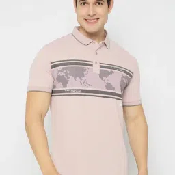 Duke Pink Slim Fit Printed Polo T-Shirt-picture-20