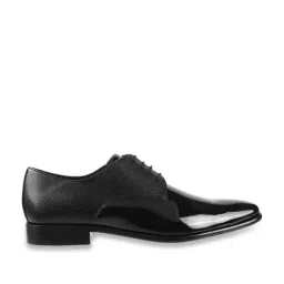 Da Vinchi by Metro Men's Black Derby Shoes-picture-12