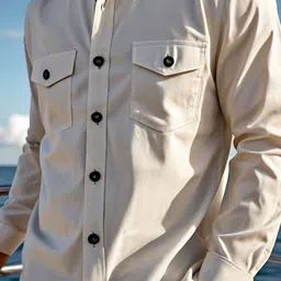 BADLAND Men Solid Classic Casual Shirt image 5