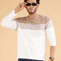 V-Mart Men Colourblocked Round Neck T-shirt-picture-41