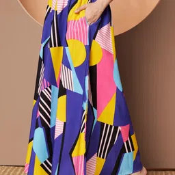 ZWERLON Printed Flared Palazzos image 4