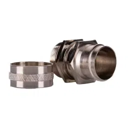 RS PRO Swivel Conduit Fitting 32 mm Nominal Size M32 Brass Silver, 2149564 image 2