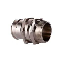 RS PRO Swivel Conduit Fitting 32 mm Nominal Size M32 Brass Silver, 2149564 image 3