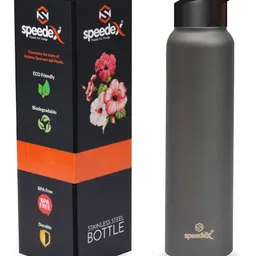 Speedex Simplex Stainless Steel 1 Litre Water Bottle For Men Woman Kids (1000 ml, Dark Grey, Sipper)-picture-26