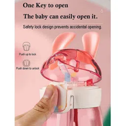 ARCADE TOYS Cute Bugsy Rabbit Water Bottle for Kids(550ml) - Colour May Vary image 2