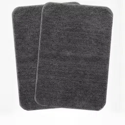 RJVT Grey Microfibre 1400 GSM Bath Rugs-image-14