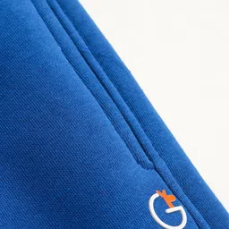 Little Kangaroos Cotton Knit Full Length Lounge Pant Solid - Royal Blue image 3