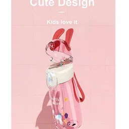 ARCADE TOYS Cute Bugsy Rabbit Water Bottle for Kids(550ml) - Colour May Vary image 5