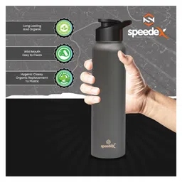 Speedex Simplex Stainless Steel 1 Litre Water Bottle For Men Woman Kids (1000 ml, Dark Grey, Sipper) image 5
