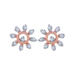 P.C. Chandra Jewellers 14 kt Gold & Diamond Earrings-picture-15
