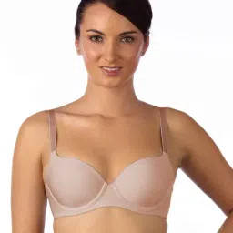 Triumph Pink Under Wired Padded T Shirt Bra-picture-3