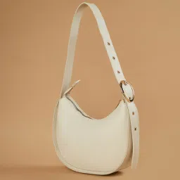 code by lifestyle Lifestyle Off White Slings Handbag image 3