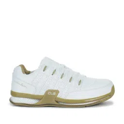 Columbus Men's White & Gold Casual Sneakers-image-42